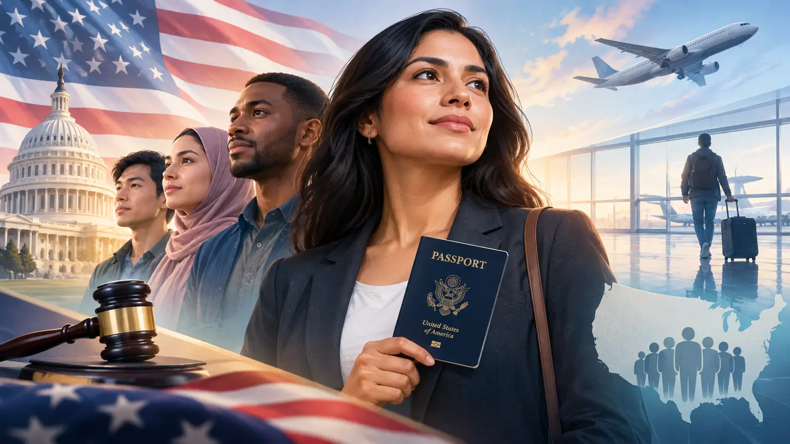 Editorial illustration for Safety and Passport Requirements for Naturalized U.S. Citizens
